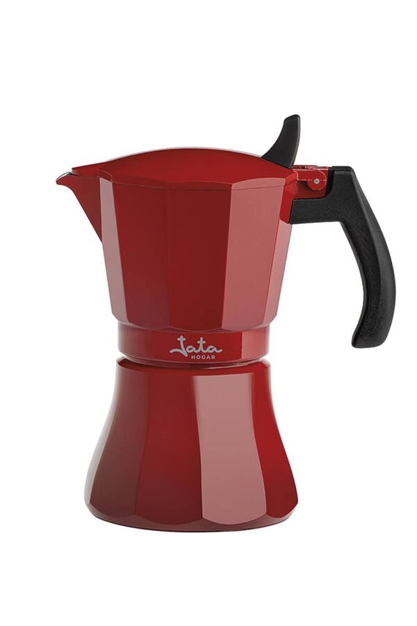 CAFETERA DE INDUCCIÓN ROJA VULCANO JATA HCAF2006
